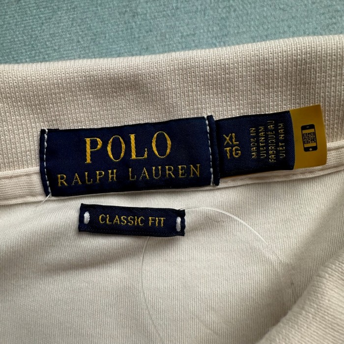Ralph Lauren　ラルフローレン　ポロシャツ　長袖　白 | Vintage.City 古着屋、古着コーデ情報を発信