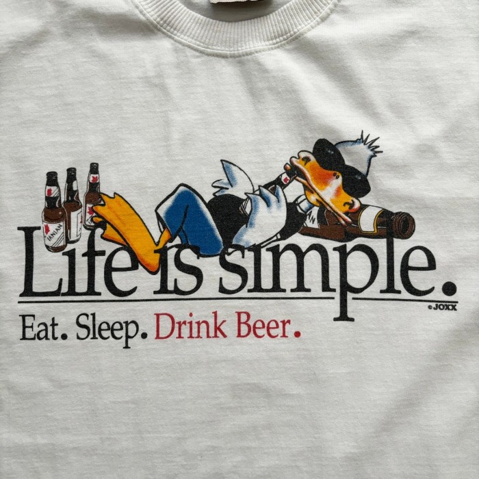 CANADIANA Life is simple プリント Tシャツ 古着 | Vintage.City 古着屋、古着コーデ情報を発信