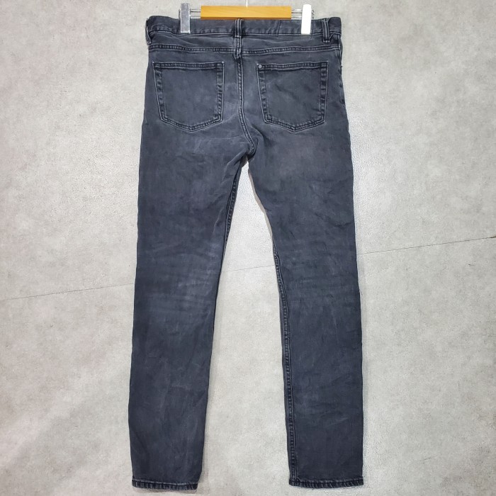 black denim jeans pantsスリムブラックデニムジーンズパンツ | Vintage.City 빈티지숍, 빈티지 코디 정보