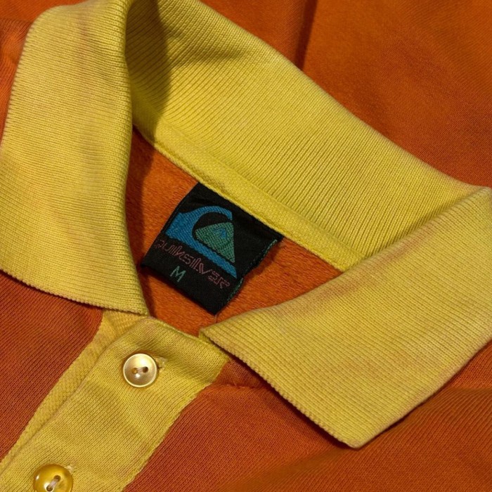Quicksilver half button sweat クイックシルバー　ポロシャツ | Vintage.City 빈티지숍, 빈티지 코디 정보