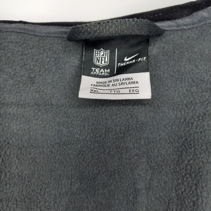 NFL × NIKE　ナイキ　ジップアップ　パーカー　刺繍ロゴ　フリース　XXL | Vintage.City 古着屋、古着コーデ情報を発信