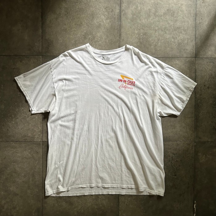 in-n-out インアンドアウト 企業tシャツ ホワイト XXL | Vintage.City 빈티지숍, 빈티지 코디 정보