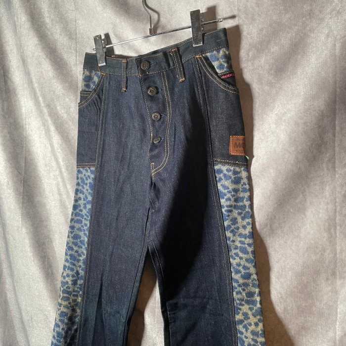 docking flare denim pants | Vintage.City 古着屋、古着コーデ情報を発信