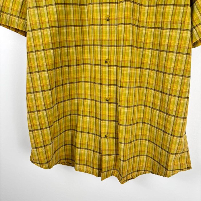 古着 00s Columbia シャツ 半袖 チェック アウトドア 黄緑 2XL | Vintage.City 빈티지숍, 빈티지 코디 정보