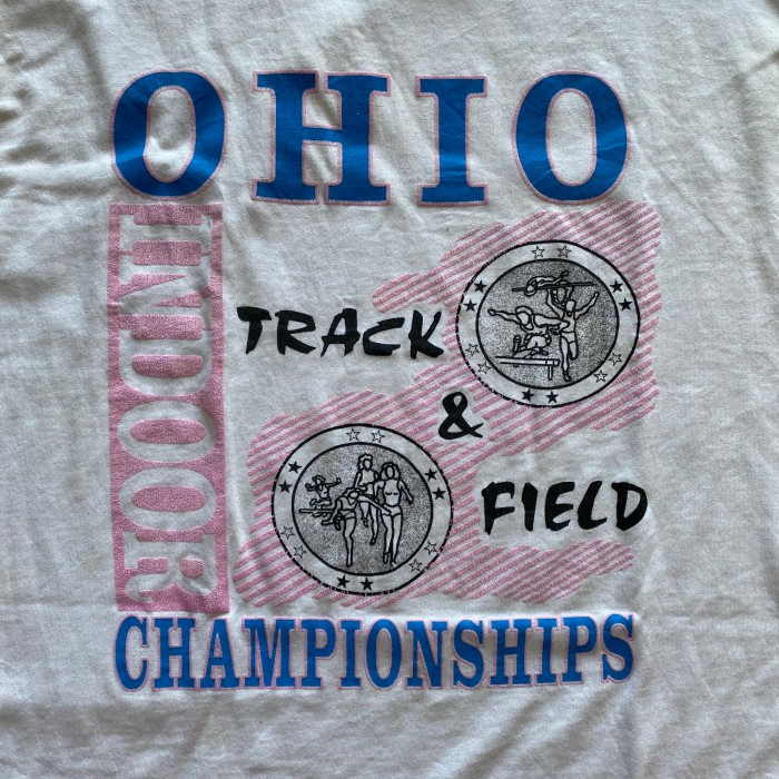 90's USA made / OHIO track&field CHAMPIONSHIPS t-shirt | Vintage.City 빈티지숍, 빈티지 코디 정보