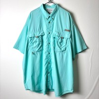 古着 00s コロンビア PFG フィッシングシャツ 半袖シャツ 水色 2XL | Vintage.City 빈티지숍, 빈티지 코디 정보