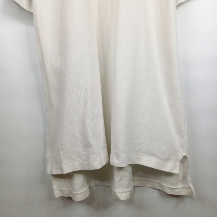 アメリカ製　アイゾッド　ラコステ　ポロシャツ　半袖　L1212　刺繍ロゴ　シェルボタン　ホワイト　L | Vintage.City 古着屋、古着コーデ情報を発信