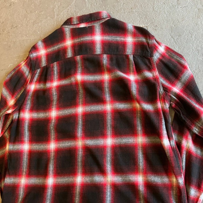 geoge ジョージ flannel ombre check l/s shirts フランネルオンブレチェックシャツ | Vintage.City 빈티지숍, 빈티지 코디 정보