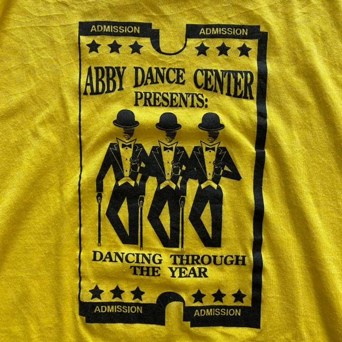 80's~ USA made / dance print t-shirt Tシャツ | Vintage.City 古着屋、古着コーデ情報を発信