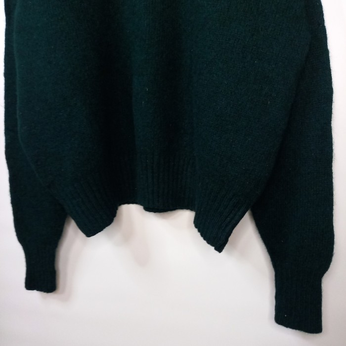 90s　ラルフローレン　ウールニット　セーター　中厚手　刺繍ロゴ　グリーン　XL | Vintage.City 빈티지숍, 빈티지 코디 정보