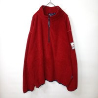 90s　アメリカ製　ノーティカ　フリース　プルオーバー　刺繍ロゴ　赤　L/G | Vintage.City 古着屋、古着コーデ情報を発信