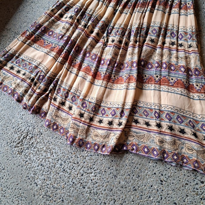 インド製 シースルー エスニックスカート used [304103] | Vintage.City 빈티지숍, 빈티지 코디 정보