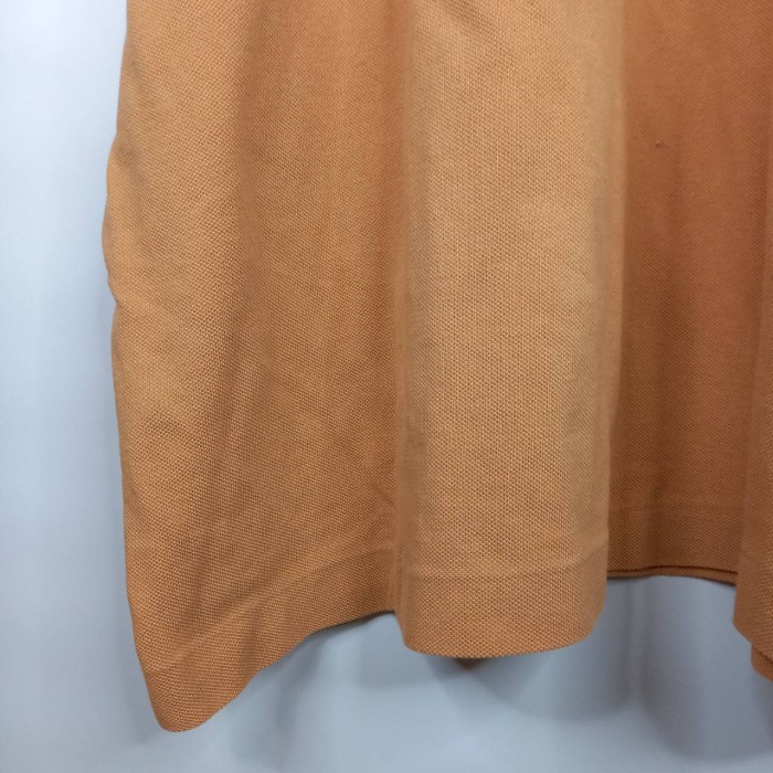 ラコステ　ポロシャツ　半袖　L1212　刺繍ロゴ　シェルボタン　オレンジ　3XL | Vintage.City 빈티지숍, 빈티지 코디 정보