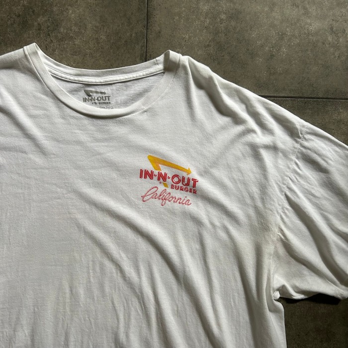 in-n-out インアンドアウト 企業tシャツ ホワイト XXL | Vintage.City 古着屋、古着コーデ情報を発信