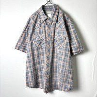 古着 90s ラングラー シャツ 半袖 チェック ウエスタンシャツ グレー XL | Vintage.City 빈티지숍, 빈티지 코디 정보
