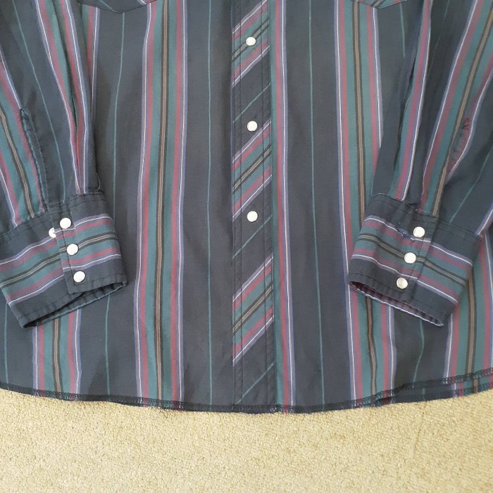Wrangler western stripe design shirt | Vintage.City 古着屋、古着コーデ情報を発信