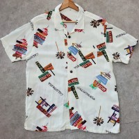 半袖柄シャツ アメリカンAmericanプリントアロハストリート古着shirts | Vintage.City 古着屋、古着コーデ情報を発信