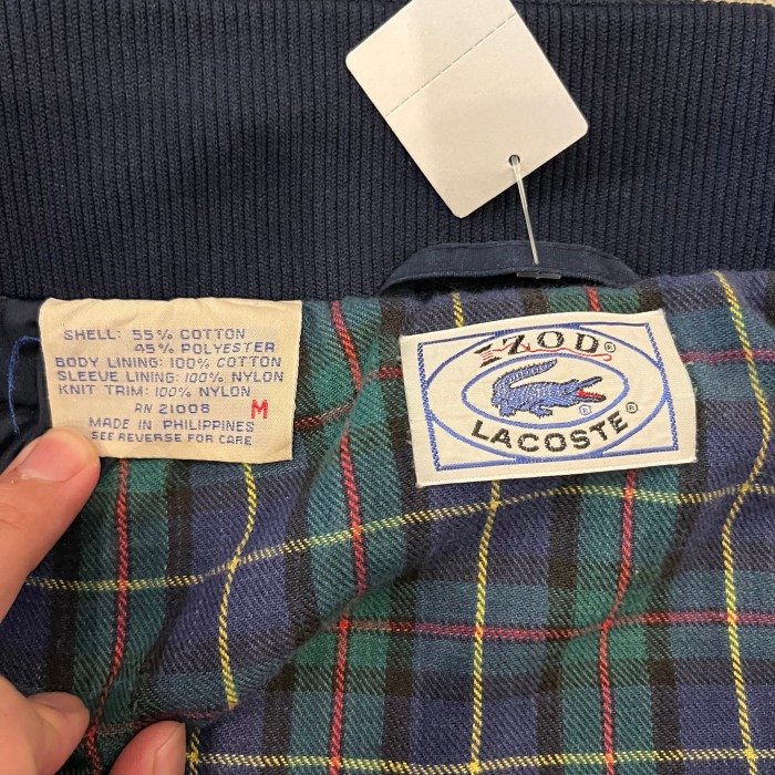 70s~80s IZOD LACOSTE cotton polyester swing top jacket | Vintage.City 빈티지숍, 빈티지 코디 정보