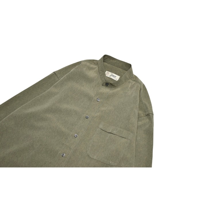 EURO Vintage Stand Collar L/S Shirt | Vintage.City 古着屋、古着コーデ情報を発信