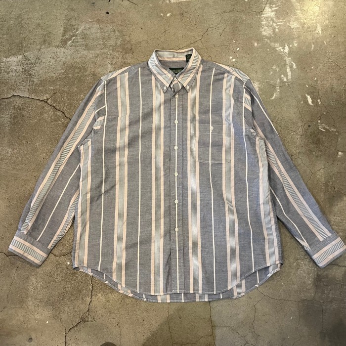 SADDLEBRED stripe design BD shirt | Vintage.City 古着屋、古着コーデ情報を発信