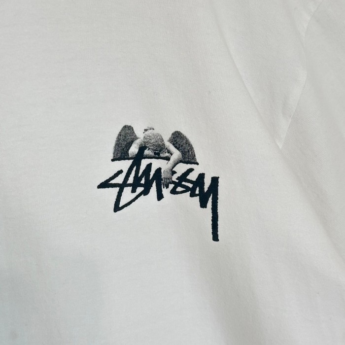 stussy ステューシー Tシャツ XL バックロゴ プリントロゴ 堕天使 | Vintage.City 古着屋、古着コーデ情報を発信