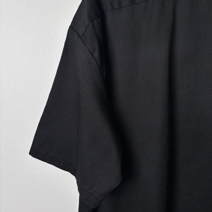 USA古着 ディッキーズ 裾ロゴ シャツ 半袖 ワークシャツ ブラック XL | Vintage.City 빈티지숍, 빈티지 코디 정보