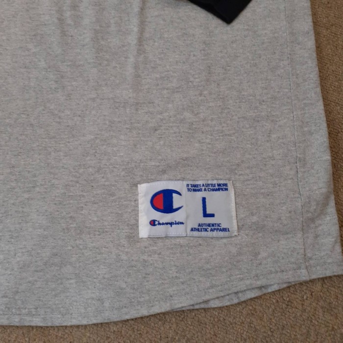 Champion raglan sleeve print t shirt | Vintage.City 古着屋、古着コーデ情報を発信