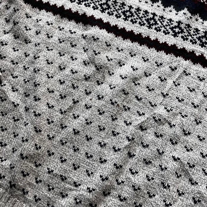 e14/us/design knit/long sleeve/tops/mulch color/men's/size17(2XL相当) 総柄ニット セーター トップス メンズ2XL | Vintage.City 古着屋、古着コーデ情報を発信