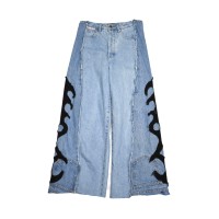 VERS Remake Embroidery Flare Denim Pants | Vintage.City 빈티지숍, 빈티지 코디 정보