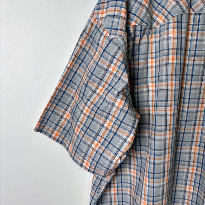 古着 90s ラングラー シャツ 半袖 チェック ウエスタンシャツ グレー XL | Vintage.City 古着屋、古着コーデ情報を発信