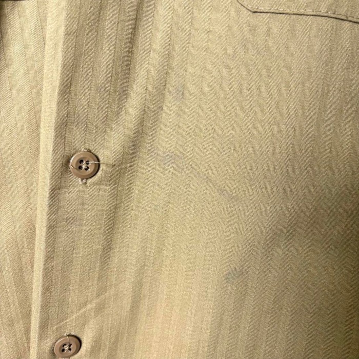 USA古着 ディッキーズ シャツ ワークシャツ 半袖 ストライプ カーキ XL | Vintage.City 古着屋、古着コーデ情報を発信
