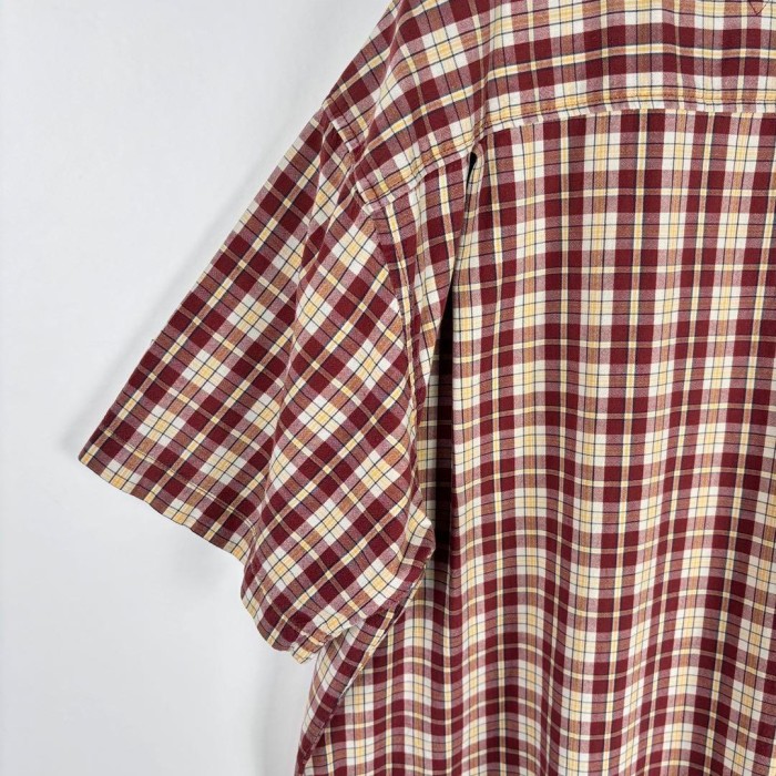 古着 90s トミージーンズ フラッグロゴ シャツ 半袖 チェック レッド L | Vintage.City 古着屋、古着コーデ情報を発信