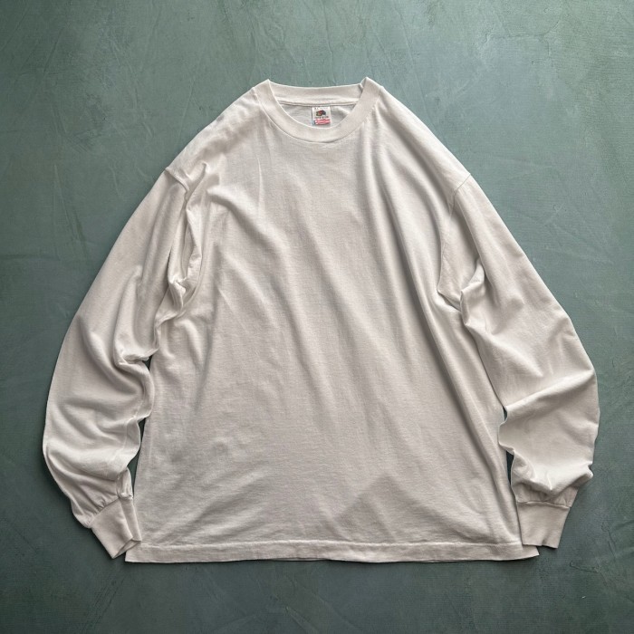 90s   USA製　バックプリント　ロンT   長袖Tシャツ　白 | Vintage.City 古着屋、古着コーデ情報を発信