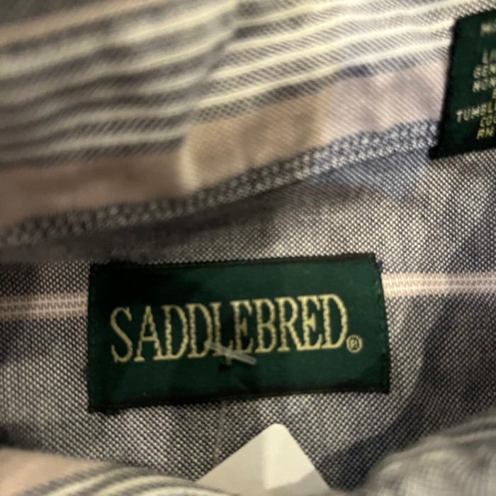 SADDLEBRED stripe design BD shirt | Vintage.City 빈티지숍, 빈티지 코디 정보