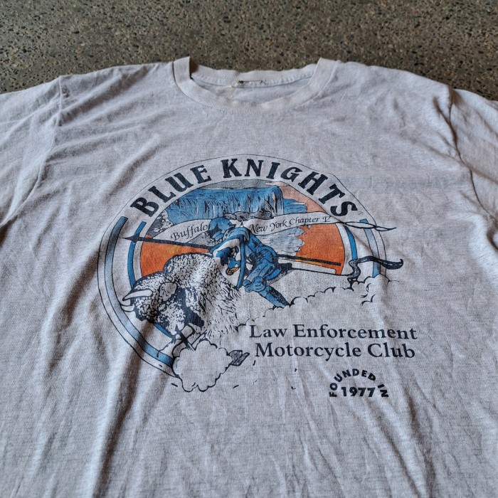 BLUE KNIGHTS プリントTシャツ used [304125] | Vintage.City 빈티지숍, 빈티지 코디 정보