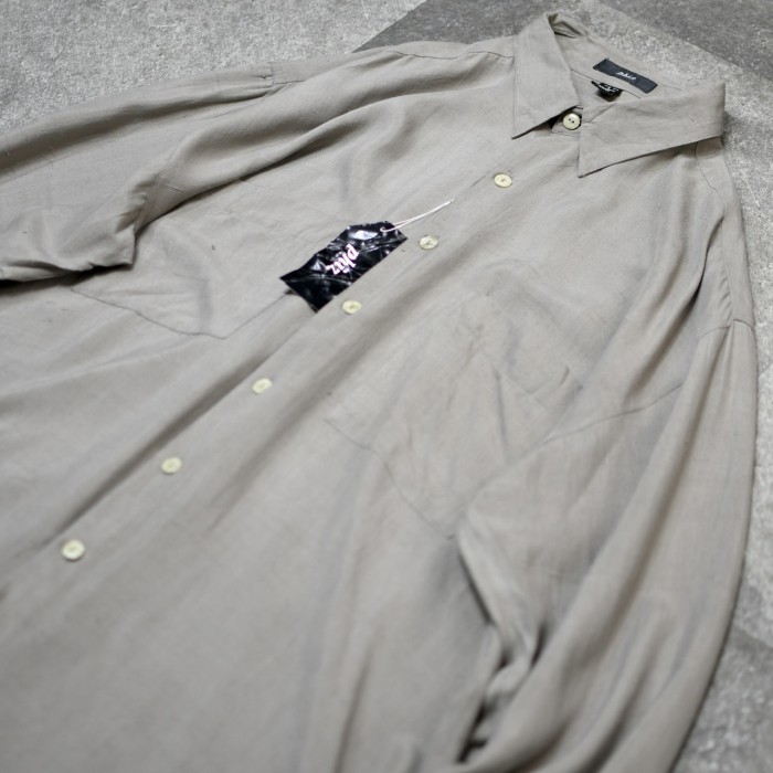 古着 オーバーサイズ デッドストック goouch シルクシャツ デザインシャツ グレー | Vintage.City 빈티지숍, 빈티지 코디 정보