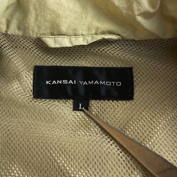 USED KANSAI YAMAMOTO M相当 ジップアップ ナイロンベスト | Vintage.City 古着屋、古着コーデ情報を発信