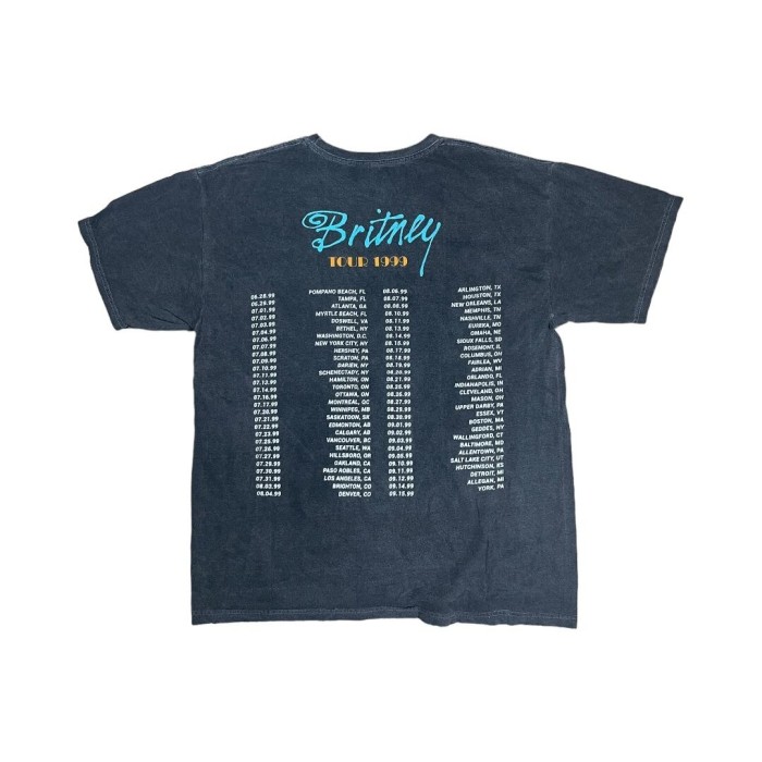 Britney Spiars 1999 tour Band T shirt ブリトニー・スピアーズ バンドTシャツ | Vintage.City Vintage Shops, Vintage Fashion Trends