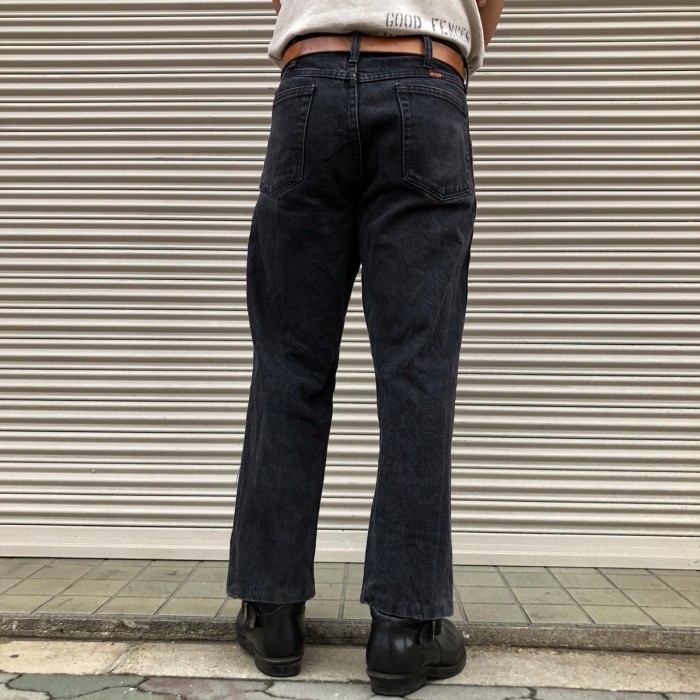 90s Rustler Wrangler ラスラー ラングラー デニムパンツ Black Denim Pants 80s ヴィンテージ ブラックデニム  後染め W36 L29 96cm | Vintage.City 빈티지숍, 빈티지 코디 정보