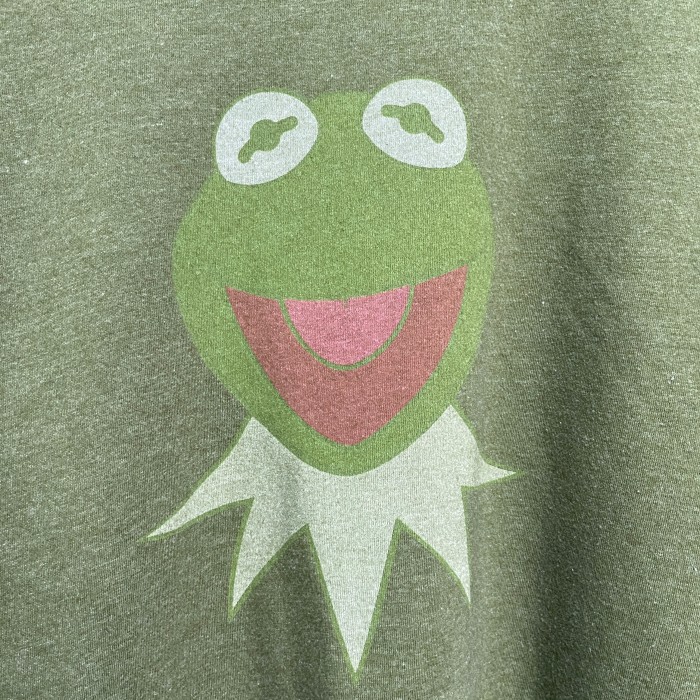 Kermit the Frog カーミット プリントリンガーTシャツ 緑 L | Vintage.City 古着屋、古着コーデ情報を発信