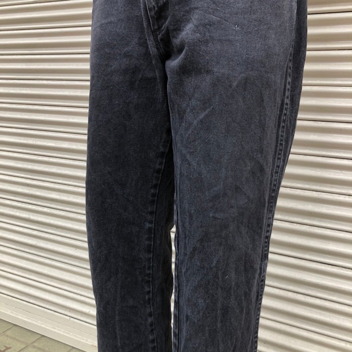 90s Rustler Wrangler ラスラー ラングラー デニムパンツ Black Denim Pants 80s ヴィンテージ ブラック カットオフ 後染め W36 L29 96cm | Vintage.City 古着屋、古着コーデ情報を発信