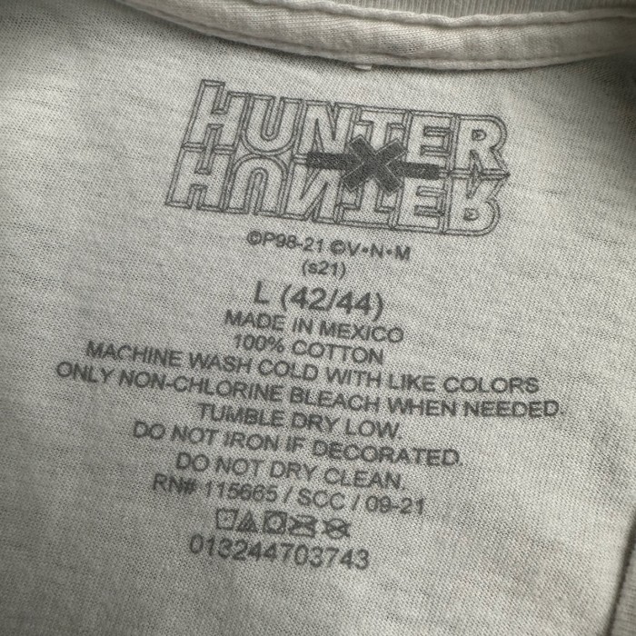 HUNTER×HUNTER   ハンターハンター　アニメTシャツ　白 | Vintage.City 빈티지숍, 빈티지 코디 정보