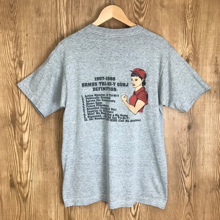 USA製 90s VINTAGE FRUIT OF THE LOOM 両面プリント 霜降りグレー Tシャツ メンズM シングルステッチ 90年代 フルーツオブザルーム アメリカ製 ヴィンテージ ビンテージ アメカジ 古着 e24042206 | Vintage.City Vintage Shops, Vintage Fashion Trends