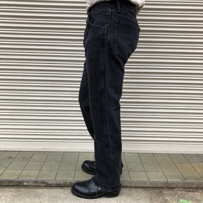 90s Rustler Wrangler ラスラー ラングラー デニムパンツ Black Denim Pants 80s ヴィンテージ ブラック カットオフ 後染め W32 L34 80cm | Vintage.City 빈티지숍, 빈티지 코디 정보