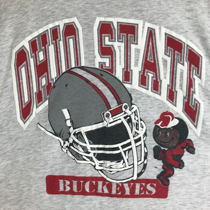 80s VINTAGE OHIO STATE BUCKEYES アメフト プリント Tシャツ メンズL程 シングルステッチ 80年代 オハイオ州 ヴィンテージ ビンテージ アメカジ 古着 e24042220 | Vintage.City Vintage Shops, Vintage Fashion Trends
