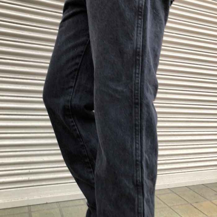 90s Rustler Wrangler ラスラー ラングラー デニムパンツ Black Denim Pants 80s ヴィンテージ ブラック カットオフ 後染め W32 L34 80cm | Vintage.City 古着屋、古着コーデ情報を発信