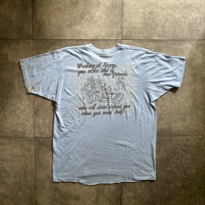 80s tシャツ USA製 L 水色 ユニーク/ジョーク | Vintage.City 古着屋、古着コーデ情報を発信