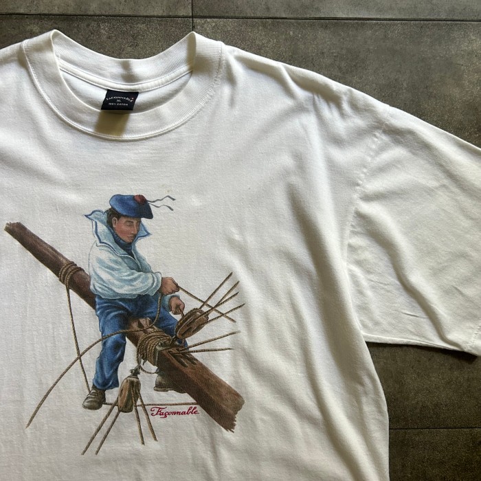 faconnable tシャツ アートチックtシャツ ホワイト XL 海軍 | Vintage.City 빈티지숍, 빈티지 코디 정보