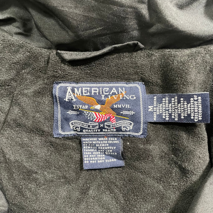 【AMERICAN LIVING】フリースライナー フーディーポリジャケット | Vintage.City 古着屋、古着コーデ情報を発信