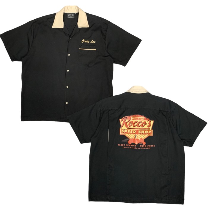 90’s “Rocco’s” S/S Bowling Shirt Made in USA | Vintage.City 빈티지숍, 빈티지 코디 정보